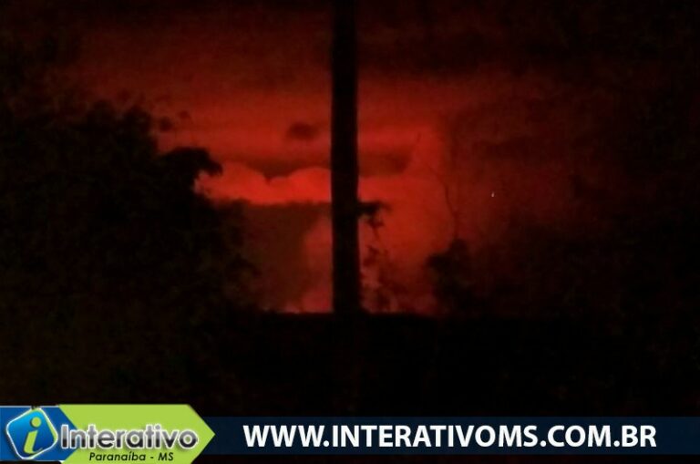 Nova imagem mostra detalhes do fenômeno de “Nuvem de Fogo” em Paranaíba