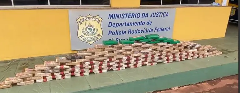 PRF apreende 119 Kg de cocaína em Paranaíba e bate recorde em 2023