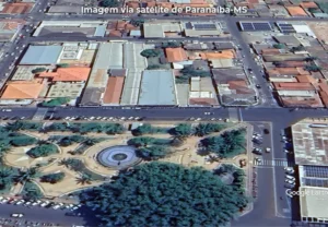 Imagem satélite de Paranaíba-MS