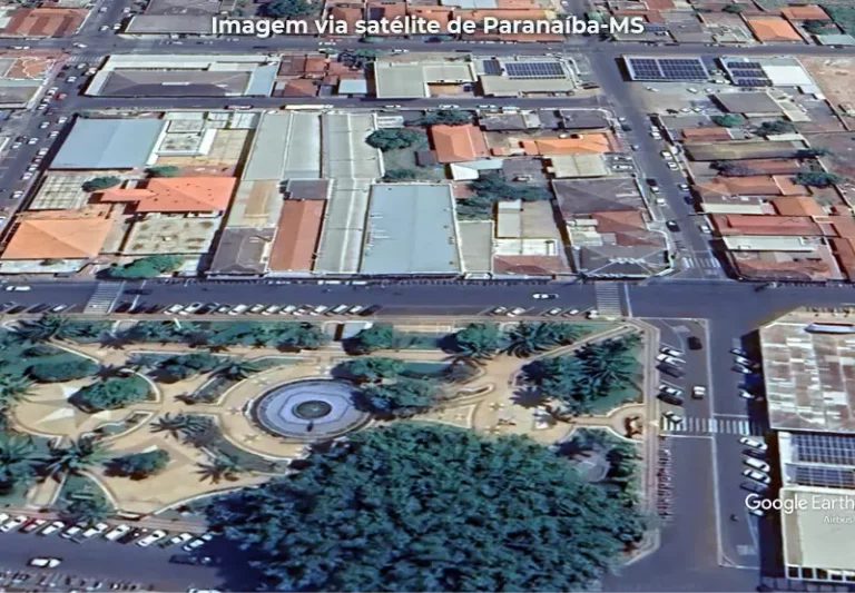 Imagem satélite de Paranaíba-MS
