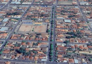 imagem via satélite de Paranaíba MS