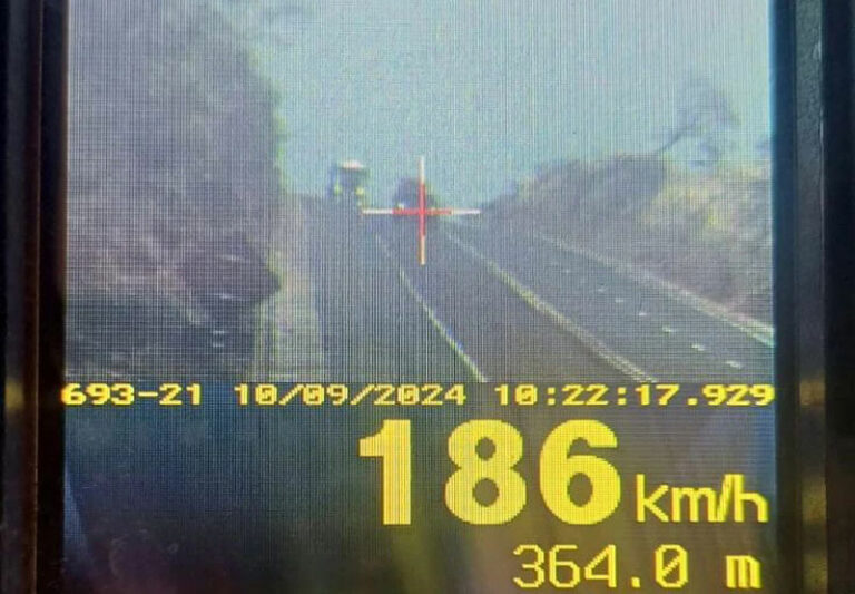 Motorista é flagrado a 186 km/h na BR-158 em Paranaíba