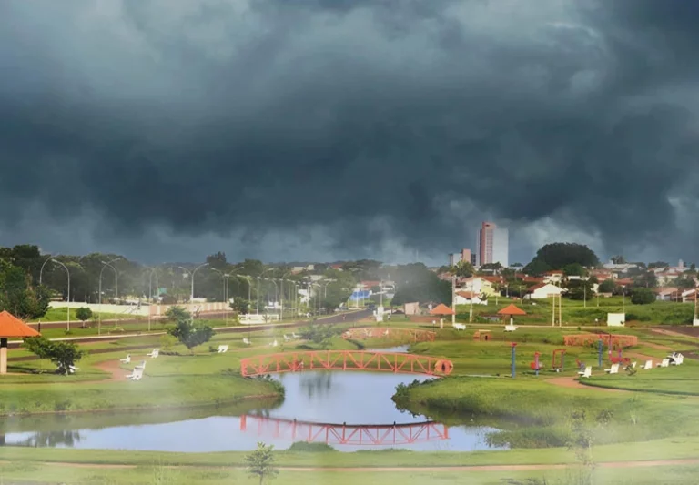 Paranaíba deve ter fim de semana chuvoso