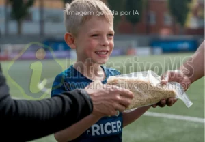 Associação fez doação de centenas de quilos de alimentos em Paranaíba