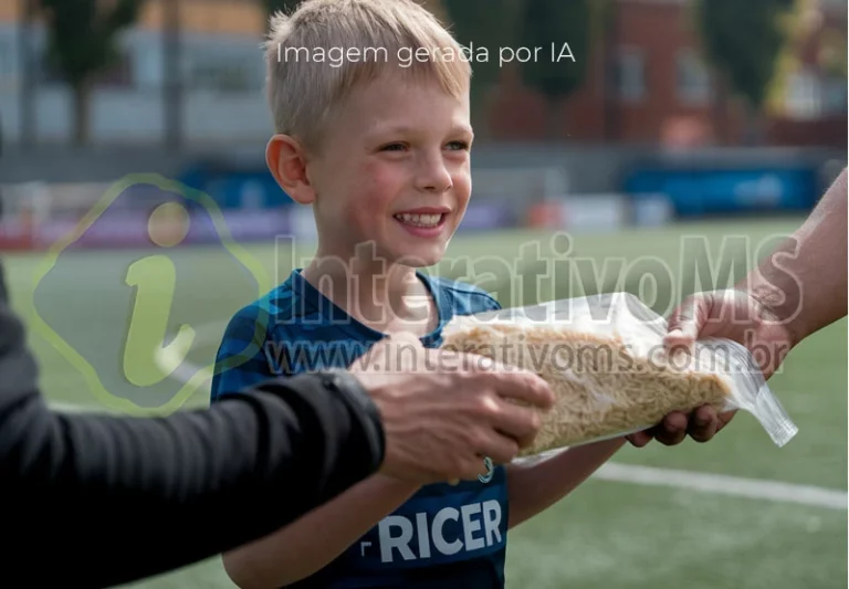 Associação fez doação de centenas de quilos de alimentos em Paranaíba