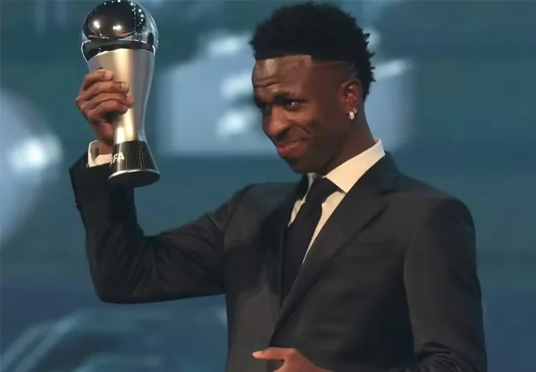 Fifa elege Vini Jr. o melhor jogador do mundo