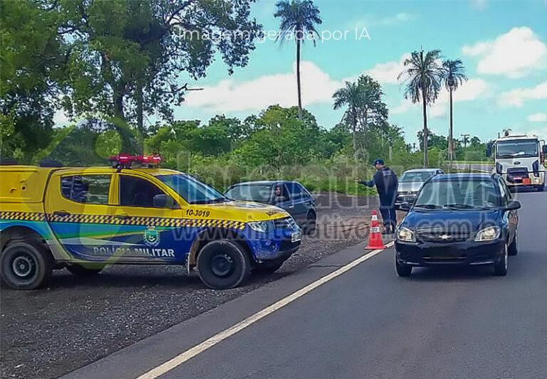Homem sem habilitação foge de blitz da PRE e é preso
