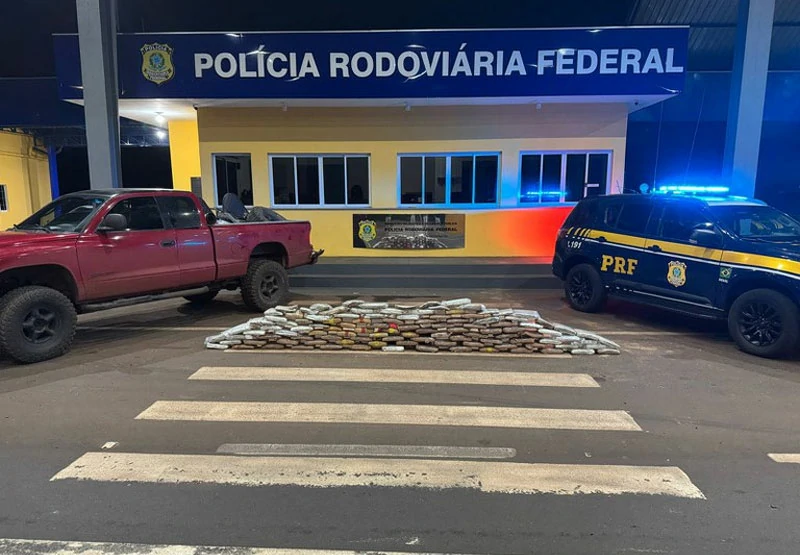 PRF Apreende 115 Kg de Skunk em Paranaíba