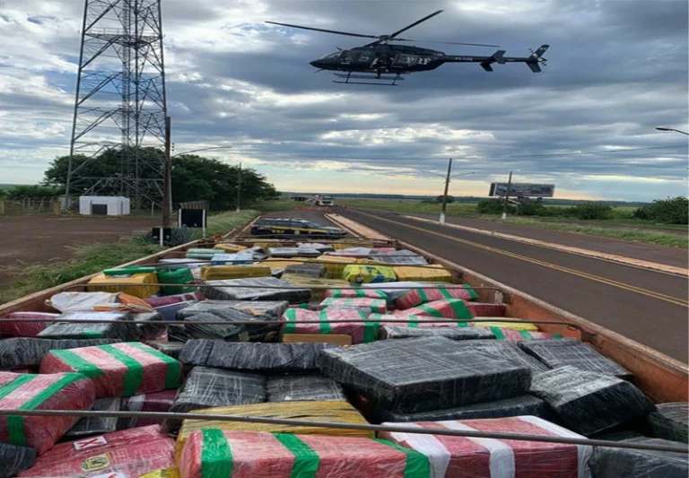 PRF realizou a maior apreensão de maconha do país em MS
