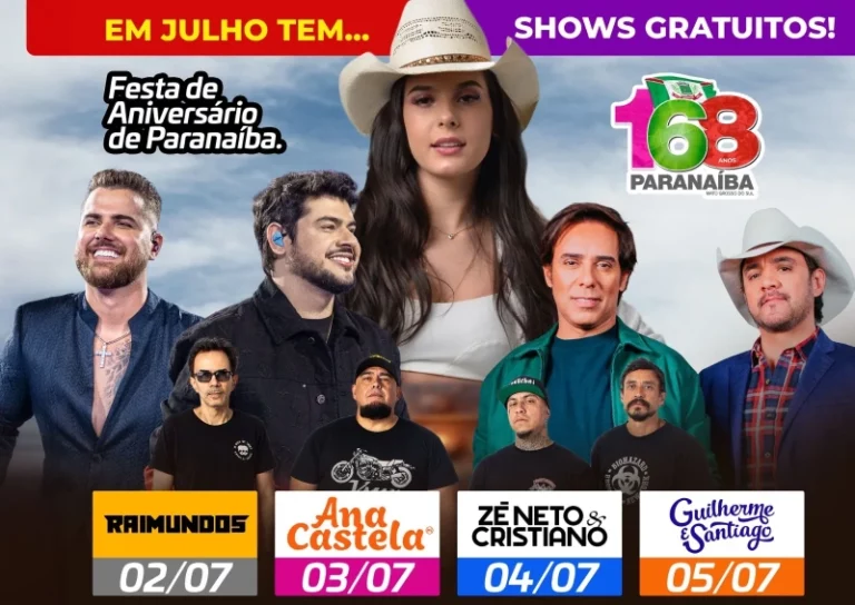 Prefeitura confirma show de aniversário de Paranaíba no Carnaíba