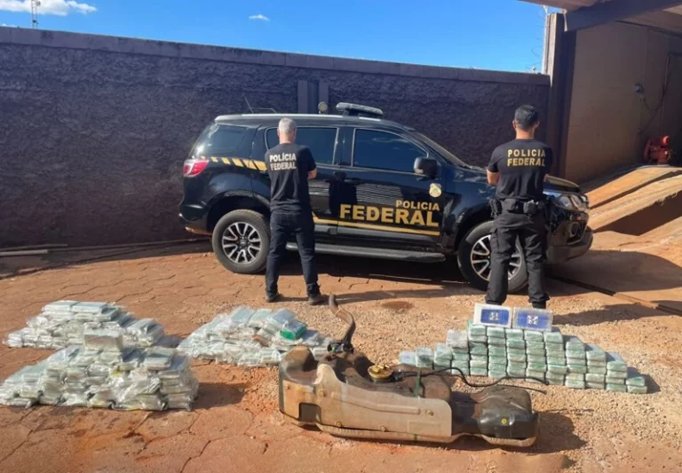 Comboio de Caminhonetes com R$ 16 Milhões em Cocaína é Interceptado em MS