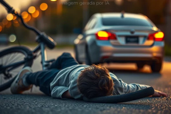 Adolescente é atropelado e motorista foge sem prestar socorro
