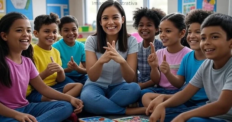 Curso de Libras para crianças em Paranaíba