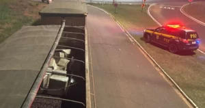 PRF apreende 02 toneladas de maconha na BR-158 em Paranaíba