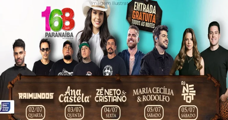 Shows e rodeio animam festa de 168 anos de Paranaíba