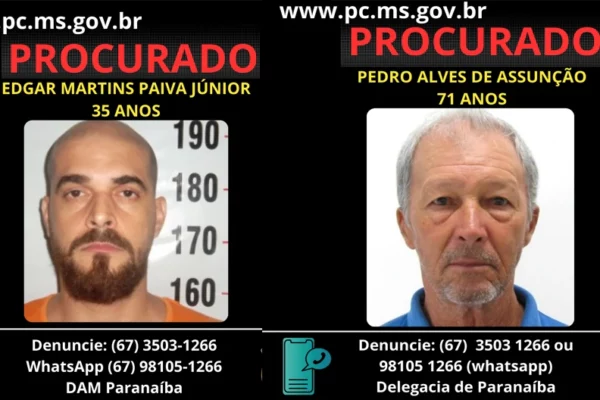 Delegacia da Mulher divulga cartazes de procurados pela justiça em Paranaíba