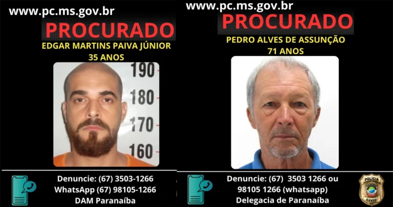 Delegacia da Mulher divulga cartazes de procurados pela justiça em Paranaíba