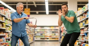 Discussão política acaba em agressão com arma 'ninja'