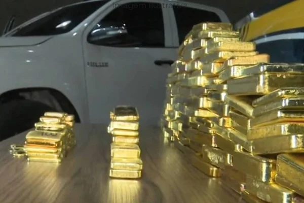 PRF apreende barras de ouro avaliadas em R$ 60 milhões