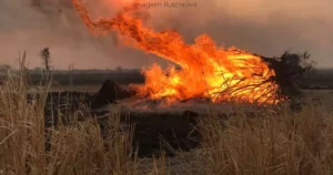 Paranaíba em alerta do Inmet para risco de incêndios