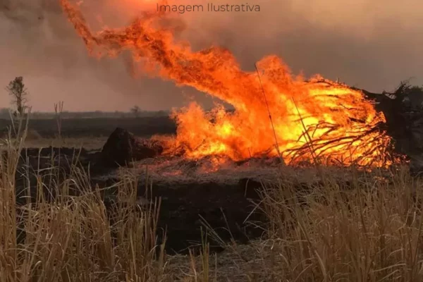 Paranaíba em alerta do Inmet para risco de incêndios