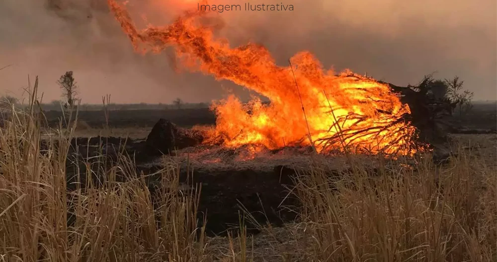 Paranaíba em alerta do Inmet para risco de incêndios