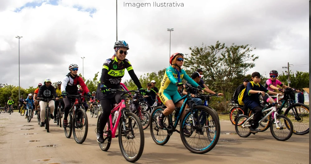 Passeio ciclístico em Paranaíba