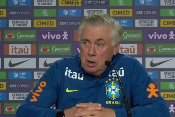 Ancelotti confirma Seleção com 04 atacantes contra o Chile
