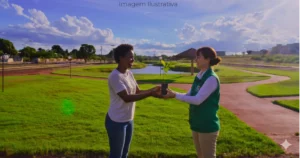 ação no Dia da Árvore distribui mudas em troca de alimentos no Espelho d’Água