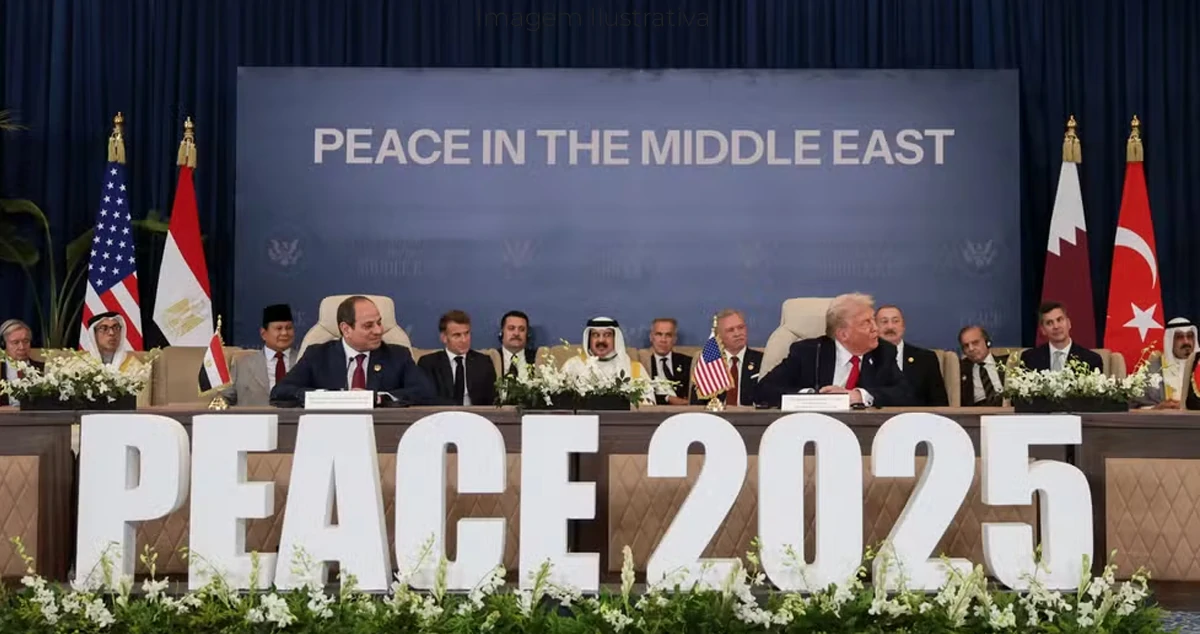 Líderes mundiais assinam acordo de cessar-fogo em Gaza