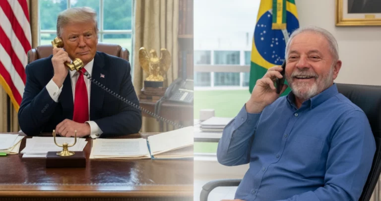 Lula e Trump conversam sobre tarifaço