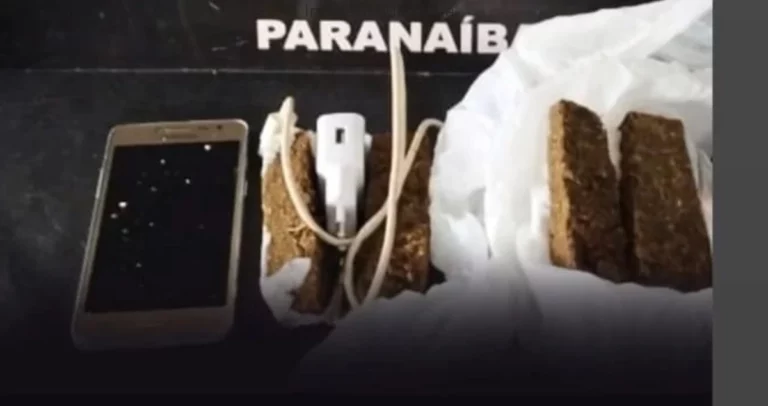 Polícia Penais apreendem droga e celular jogados no presídio de Paranaíba