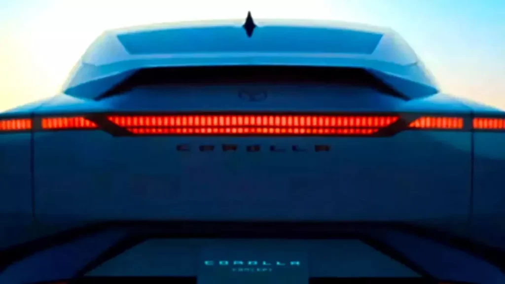 Toyota Corolla com visual futurista 
