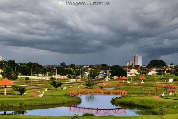 Inmet coloca Paranaíba em risco de tempestade com granizo