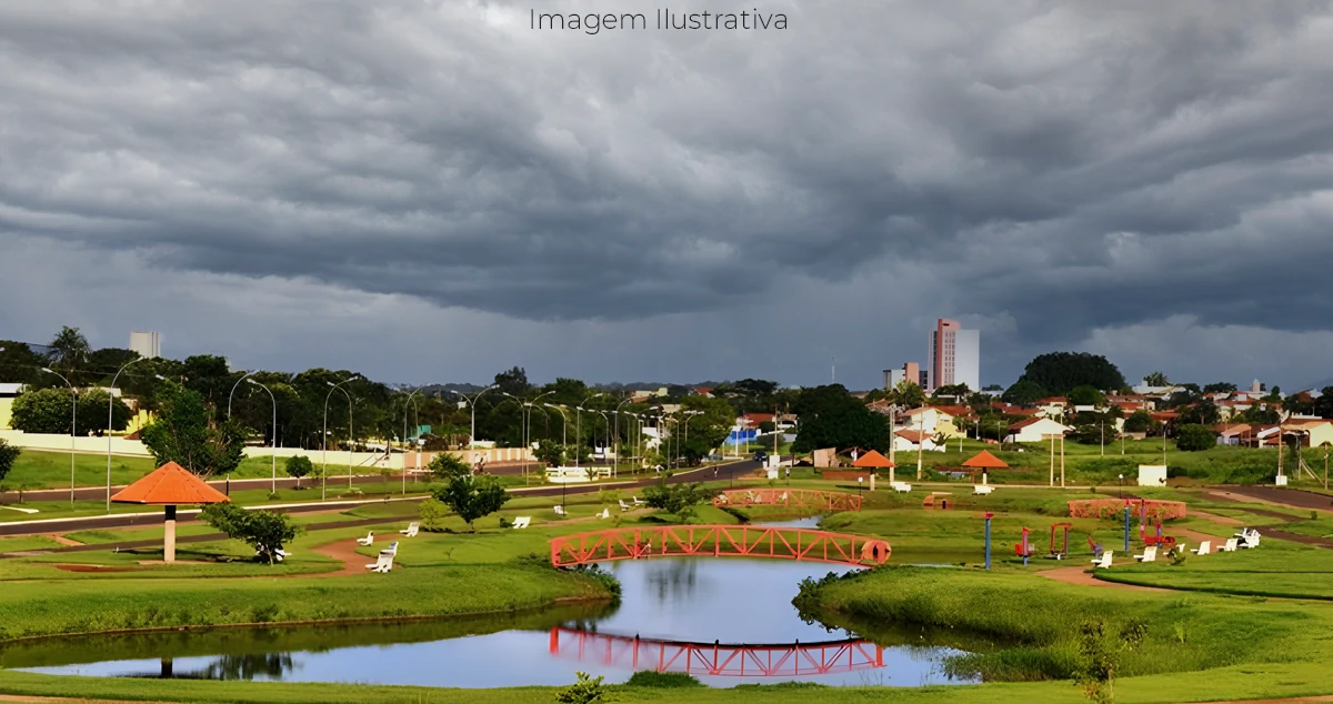 Inmet coloca Paranaíba em risco de tempestade com granizo