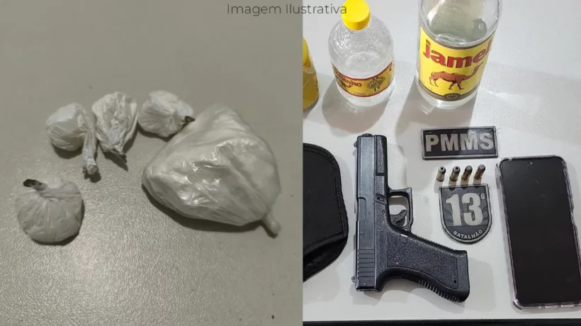 Plantão Policial: PM apreende simulacro de arma e suspeito de tráfico em Paranaíba