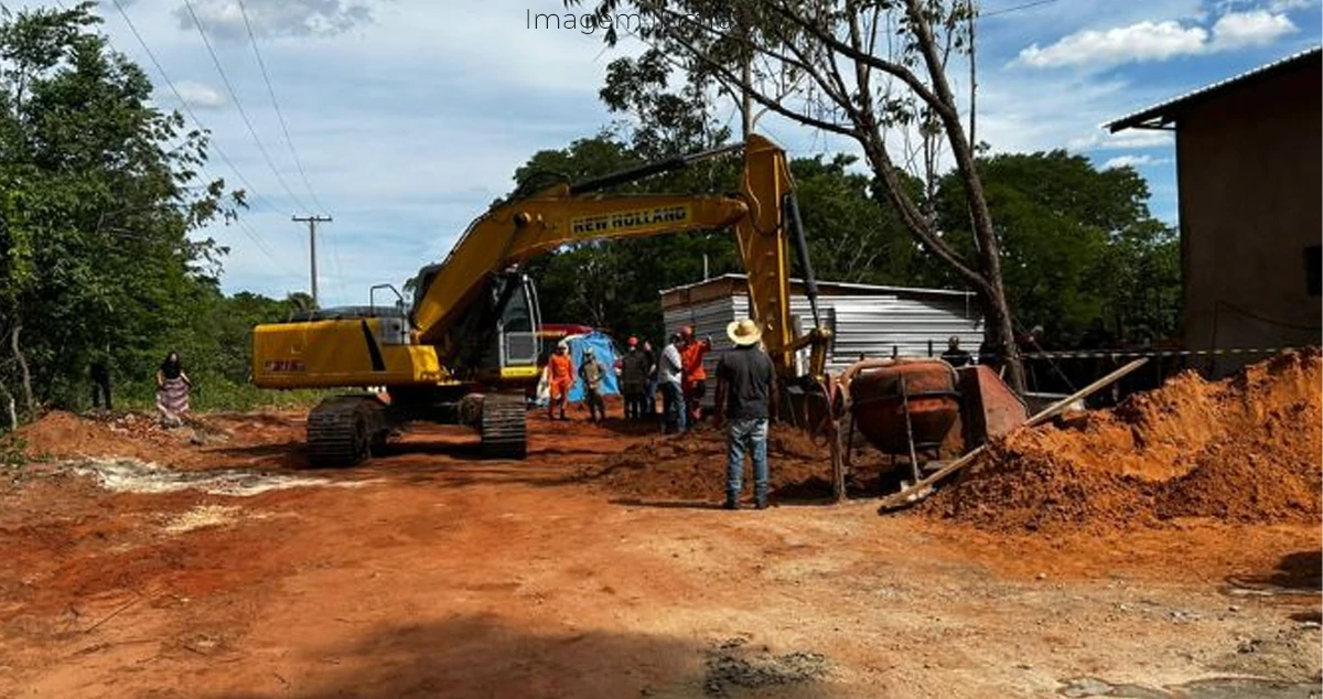 Trabalhador morre ao ficar soterrado em fossa em MS