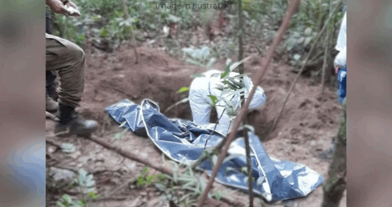 Corpo em decomposição com marcas de tiros é encontrado