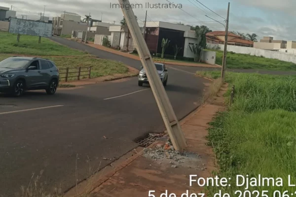 Colisão violenta ocorreu na madrugada desta sexta-feira, 05 de dezembro na ligação entre os bairros Santa Mônica e Santa Lúcia