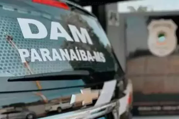 imagem de uma viatura da DAM em PAranaíbaMS