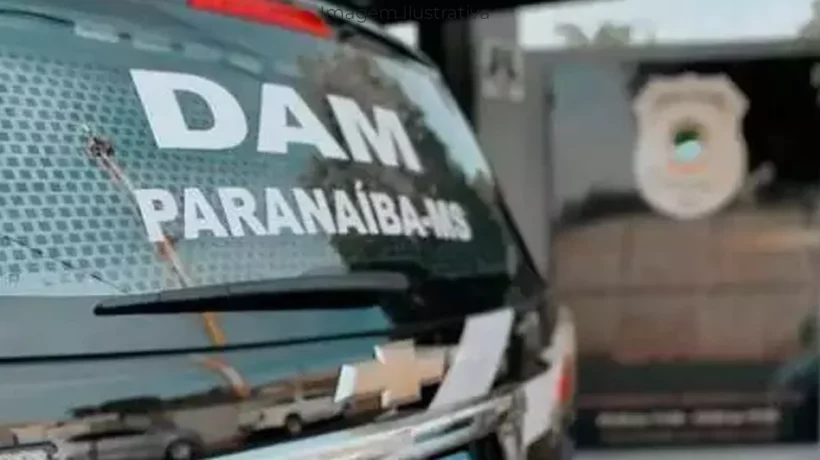 imagem de uma viatura da DAM em PAranaíbaMS