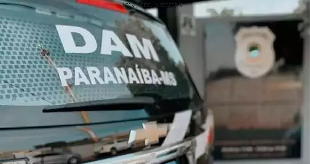 imagem de uma viatura da DAM em PAranaíbaMS