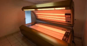 imagem de uma máquina de bronzeamento artificial