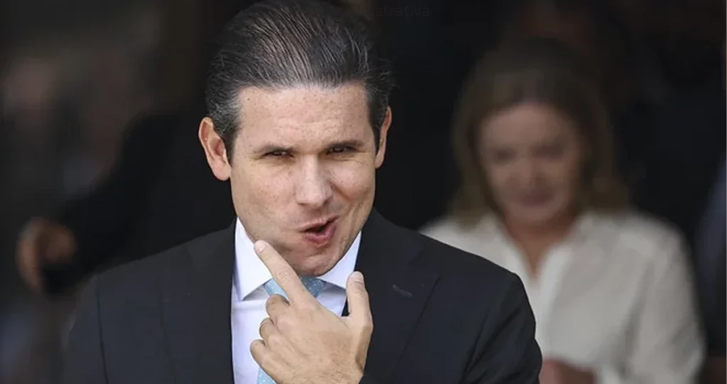 o presidente da Câmara dos Deputados, Hugo Motta (Republicanos-PB)