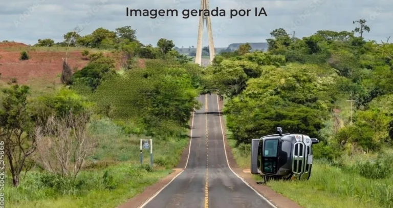 acidente as margens da BR497 em Paranaíba-MS