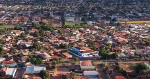 Imagem de drone de Paranaíba-MS