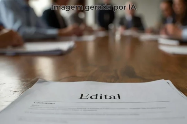 documento sobre uma mesa de reunições