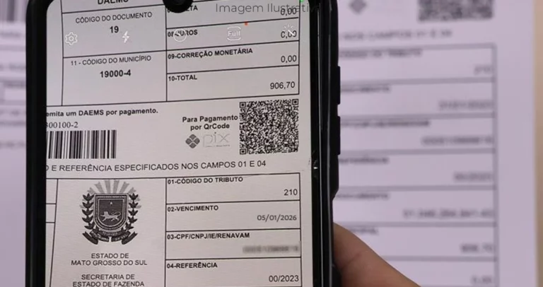 Boleto IPVA 2025 em Mato Grosso do Sul