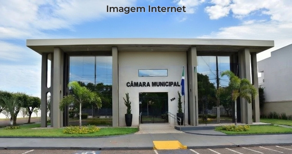 foto da fachada da Câmara Municipal de Paranaíba-MS