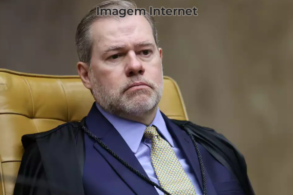 foto do ministro Dias Toffoli em sessão do STF